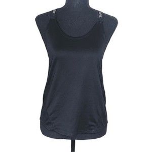 NIKE Black Dri-Fit Cross Back Athletic Tank Top